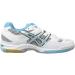 Asics GEL-TACTIC Women's Volleyball Shoes - 43.5 EU - White Silver Blue - International Shipping Available - Buy Online on GoSupps.com