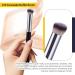 Buy Burfy 3-Piece Professional Make-Up Brush Set | Foundation & Concealer Brushes | Synthetic Fiber for Liquid & Powder | International Shipping - Buy Online on GoSupps.com