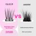 Calailis 80 PCs DIY Individual Eyelashes - 10-16mm D Curl Cluster Lashes for Easy At-Home Extensions - Buy Online on GoSupps.com