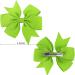 40-Piece 3 Inch Grosgrain Ribbon Pinwheel Hair Bows with Alligator Clips for Girls, Babies, Toddlers - Boutique Accessories, Teens Gifts - Pairs - Buy Online on GoSupps.com