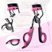 Purple 17-Piece Eyelash Curler Kit for Women - Includes Curler, Comb, Tweezers, Brush, Scissors, Applicator, Trimmer, Silicone Pads - Buy Online on GoSupps.com