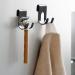 Ningyer 12-Piece Self-Adhesive Razor Shower Holder Set | No-Drill Multi-Purpose Hooks for Bathroom Kitchen & Office | Black/Silver Bathroom Accessories - Buy Online on GoSupps.com