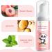 Foam Toothpaste for Kids - Low Fluoride Natural Formula Plaque Reduction Whitening for Ages 3+ | Peach Flavor - Buy Online on GoSupps.com