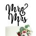 LOVENJOY Mr and Mrs Cake Topper Black Acrylic Wedding Cake Toppers for Party Decorations Gift Boxed