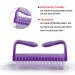 10 Pack Handle Grip Nail Brush for Fingernail and Toe Cleaning - Pedicure Scrubbing Tool Kit for Men and Women (Multicolor) - Buy Online on GoSupps.com