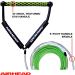 AIRHEAD Dyneema Flat Line Wakeboard Rope - 70ft, 4 Sections, Green (Multiple Colors) - Buy Online on GoSupps.com
