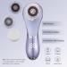 Rechargeable IPX7 Waterproof Facial Cleansing Brush - Electric Spin Exfoliator for Deep Cleansing & Blackhead Removal - Purple Face Scrubber & Massager - Buy Online on GoSupps.com