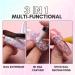 3D Pink Hexagon Glitter Acrylic Powder - 2oz | Professional Nail Powder for Acrylic Nails | Perfect for French Manicure | Spring/Summer Collection - Buy Online on GoSupps.com