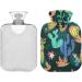 NAANLE 1L Hand-Drawn Cactus Hot Water Bottle - Pain Relief for Menstrual Cramps & Heat Therapy - Buy Online on GoSupps.com