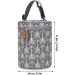 Portable A/R Baby Bottle Bag - Insulated Leak Proof Milk Carrier - Grey Breast Milk Cooler for Travel - Buy Online on GoSupps.com