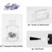 Agidea 6-Pack Empty Nail Polish Bottles 5ML - Refillable Glass with Brush Cap Mixing Balls & Funnel for DIY Nail Art - Buy Online on GoSupps.com