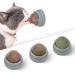 Potaroma 3 Silvervine Catnip Balls, Edible Kitty Toys for Cats Lick, Safe Healthy Kitten Chew Toys, Teeth Cleaning Dental Cat Toy, Cat Wall Treats Gray