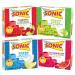 Sonic Gelatin Green Apple, Watermelon, Ocean Wave, Cherry Limeade 3.94oz Pack of 4