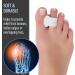 Steins Gel Bunion Toe Separators - Medical Grade Soft & Reusable Pack of 4 - FSA & HSA Eligible Reduces Rubbing - One Size Fits Most - Buy Online on GoSupps.com