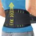 Back Brace for Lower Back Pain Relief - Men Women Back Support Belt for Heavy Lifting Sciatica Scoliosis Herniated Disc with Lumbar Pad - Adjustable Lumbar Support Belt Breathable Mesh Design (L 30.7-37.4 Waist) Large