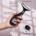 VRAIKO Lily Neck Face Massage Device - Anti-Aging Skin Rejuvenation with Thermal LED Vibration - Lift & Tighten Sagging Skin (Matt Black) - Buy Online on GoSupps.com