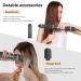 Hair Dryer Brush Hot Air Styler Set - 7 in 1 Ionic Hairdryer with Diffuser, Straighteners, Blow Dryer, Curler - Black - Buy Online on GoSupps.com