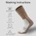 ONKE Merino Wool Cushion Crew Socks for Men | Moisture Wicking, Thermal Warm | Outdoor Hike, Work Boot | Camel, Size 10-13 - Buy Online on GoSupps.com