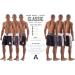 Anthem Athletics Classic Boxing Shorts - Unisex Knee Length Trunks in Black & Grey - Size Medium - Buy Online on GoSupps.com