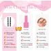 Nail Adhesive Wrap - Semi Cured Gel Nails Strips (Black French Style) - Buy Online on GoSupps.com