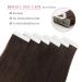 SixStarHair Invisible Tape Extensions - 12 Inch Real Hair 20pcs 30g #2 Dark Brown Tape-in Hair Extensions - Buy Online on GoSupps.com