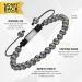 MagnetRX Hematite Bracelet | MAX Strength Magnetic Stones | Beaded Bracelet for Men & Women | Classic 6mm Bead - Buy Online on GoSupps.com