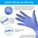 Finitex Ice Blue Nitrile Exam Gloves - 1000 PCS Powder-Free Medical Gloves - Medium Size for Examination, Home Cleaning, and Food Handling - Buy Online on GoSupps.com