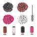 Luckaide grinding sleeve nail cutter 201 pieces nail miller attachments grinding cap nail miller 80/120/140grit nail miller grinding sleeve bits for nail cutter for manicure pedicure nail care