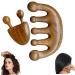 Natural lymphatic drainage massage 2PCs round tooth no-static head-sand massage comb hand hitch scalp massage scalp massage