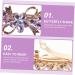 Angoily Rhinestone Hair Clip Hair Barrettes for Women Thick Hair Rhinestones Hair Clips for Women Formal Mini Claw Clips for Hair Rhinestones Hair Barrette Girl Metal Bride Top Clip Purple - Buy Online on GoSupps.com