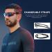 ROCKBROS Photochromic Sports Sunglasses | Men's Cycling Glasses with Removable Elastic Band - Black - Buy Online on GoSupps.com