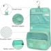 Travel Hanging Toiletry Wash Bag Makeup Cosmetic Organizer for Women Waterproof (Dark Green) - Buy Online on GoSupps.com