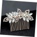 Didiseaon Hair Comb for Women Wedding Hair Combs Hair Combs for Wedding Headpiece Barrettes for Women Gold Headpiece Wedding Headdress Tiara Women Hairpin Crystal Bride Accessories - Buy Online on GoSupps.com