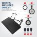 Scandinavian Classic Matte Black Stethoscope - Lightweight 5.1oz Dual Head Chestpiece 29in Black Tube for Nursing - Buy Online on GoSupps.com