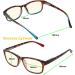 Success Eyewear Computer Glasses - 2 Pair Anti-Glare Spring Hinge Ombre Color | Stylish Reading Glasses for Men & Women - Havana Blue & Red Set - Buy Online on GoSupps.com