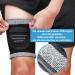 Ruilala Compression Thigh Bandage - Ventilation Thigh Support for Men & Women - Non-Slip Silicone for Injury Recovery - 2 Pieces (Black M) - Buy Online on GoSupps.com