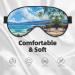 Hawaii Beach Print Ultra-Soft Light-Blocking Eye Mask | Optimal Comfort for Restful Sleep - Buy Online on GoSupps.com