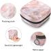 Rose Golden Marble Sanitary Napkin & Menstruation Cup Storage Bags | Portable Tampon Holder for Women & Teens | 1 Piece Multicolored Pocket - Buy Online on GoSupps.com