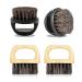 Ankle Brush & Mustache Brush Set for Men 4 Soft Bristle Beard Styling Brushes with Round Handle - Perfect Grooming Tools - Buy Online on GoSupps.com