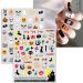 JMEOWIO 9 Sheets Halloween Nail Art Stickers Decals Self-Adhesive Skull Horror Ghost Pink Pumpkin Spook Nail Supplies Nail Art Design Decoration Accessories - Buy Online on GoSupps.com