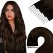 Youngsee Tape Extensions real hair ombre 55cm real hair tape in extensions brown ombre real hair extensions tape ombre hair extensions tape in remy hair recovery tape real hair seamless 50g #2/2/6 55 cm 3- #2/2/6