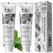 7.5% Nano Hydroxyapatite Toothpaste Helps Tooth Enamel Protection Fluoride Free Toothpaste for Sensitive Teeth Gentle and Effective Formula Deep Cleaning Fresh Mint Flavor (4.23 oz 2Pcs)