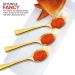 Gold Plastic Mini Spoons - 80 Pack Disposable 4 inch Tasting Spoons for Desserts, Ice Cream, Gelato Sampling, and Appetizers - Buy Online on GoSupps.com