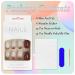 24 PCS Christmas Almond False Nails - French White Snowflakes Press On Acrylic Full Cover Fingernails for Women & Girls - Buy Online on GoSupps.com
