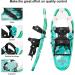 Gpeng All Terrain Snowshoes 27 - Lightweight Aluminum Alloy, Adjustable Bindings, Carrying Bag & Poles - Green - 160-235 lbs - Buy Online on GoSupps.com
