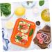 LABRIMP Snack Serving Dish 1pc Tray Wedding Decor Cake Stand Appetizer Plates Outdoor Decor Fruit Plate Breakfast Dessert Plate 38.5X28.5X2CM Orange - Buy Online on GoSupps.com
