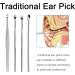 Professional 6-Piece Ear Wax Removal Kit - Stainless Steel Tools for Easy & Portable Ear Cleaning - Reusable Set for Children & Adults (Silver) - Buy Online on GoSupps.com