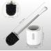 Compact Toilet Brush with Stainless Steel Handle - Space Saving and Drip-Proof - Easy Assembly - Deep Cleaning - 1 Pack - Buy Online on GoSupps.com