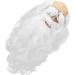 Ensemble perruque blanche barbe longue boucl e costume d'Halloween fausse moustache amusante faux moustaches sourcils nains blancs accessoires de f te de No l - Buy Online on GoSupps.com