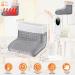 Buy Dewel Electric Foot Warmer - Washable Lining Fast Heating 30-60 10 Temperature Levels & 3 Timer Settings - Light Gray - Buy Online on GoSupps.com